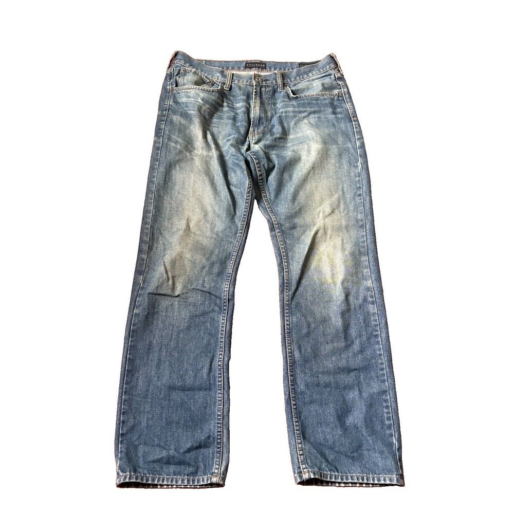 Bullhead Denim Co. Jeans Mens 34x32 Blue Slim Straight Denim Medium Wash Pants